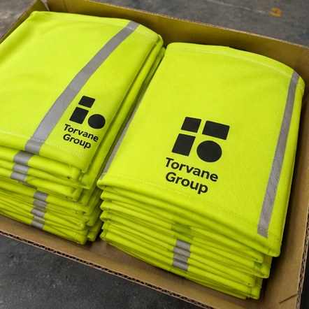 Customized neck gaiters for clubs, schools and teams