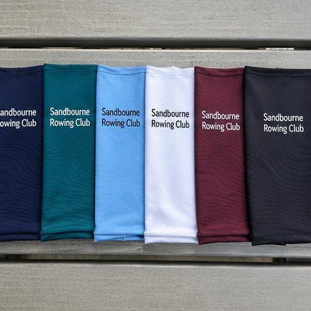 Customized neck gaiters for fishing, paddling and watersports