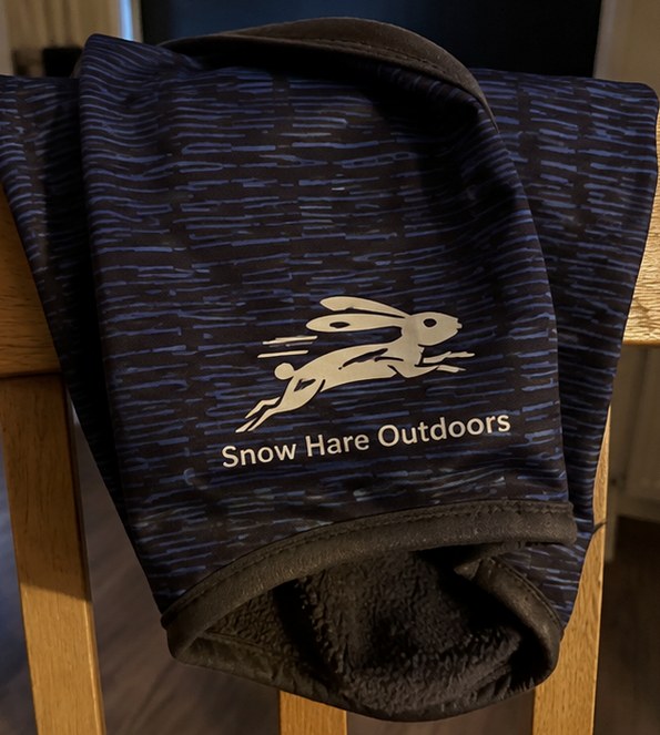 Neck gaiters with logo — customer photo