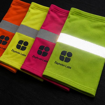 Promotional custom neck gaiters with company logo